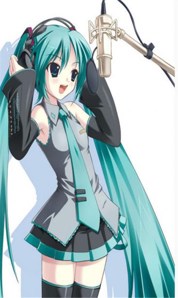 初音未来卖萌换装